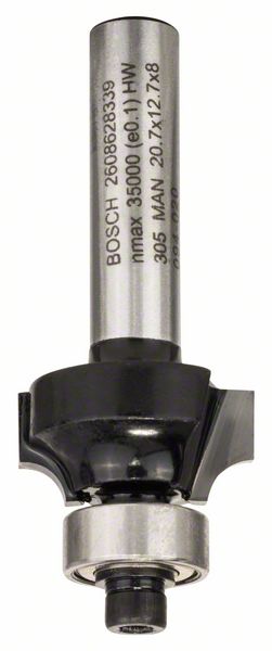 Zaoblovacie frézy 8 mm, R1 4 mm, L 10,5 mm, G 53 mm