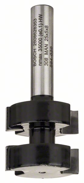 Perodrážkové frézy 8 mm, D1 25 mm, L 5 mm, G 58 mm