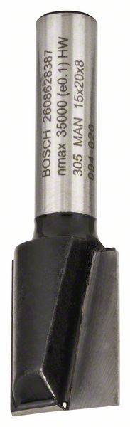Drážkovacie frézy 8 mm, D1 15 mm, L 20 mm, G 51 mm