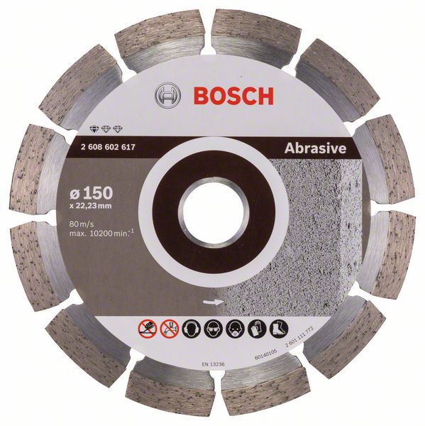 Diamantový rezací kotúc Standard for Abrasive 150 x 22,23 x 2 x 10 mm