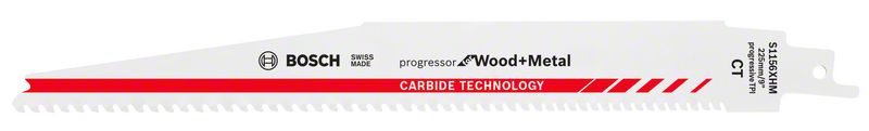 Pílový list do chvostovej píly S 1156 XHM Carbide Progressor for Wood and Metal